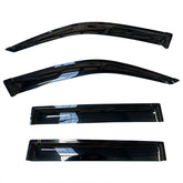 TRADIESCHOICE Premium Weathershields Weather Shields for Toyota Landcruiser Prado 120 2003-2009 | Stylish and Functional Upgrades